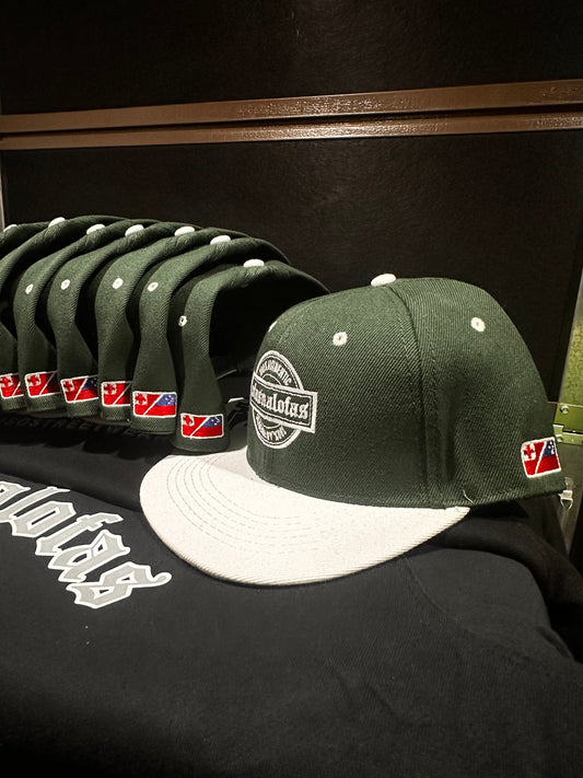 2 Tone Green SnapBacks